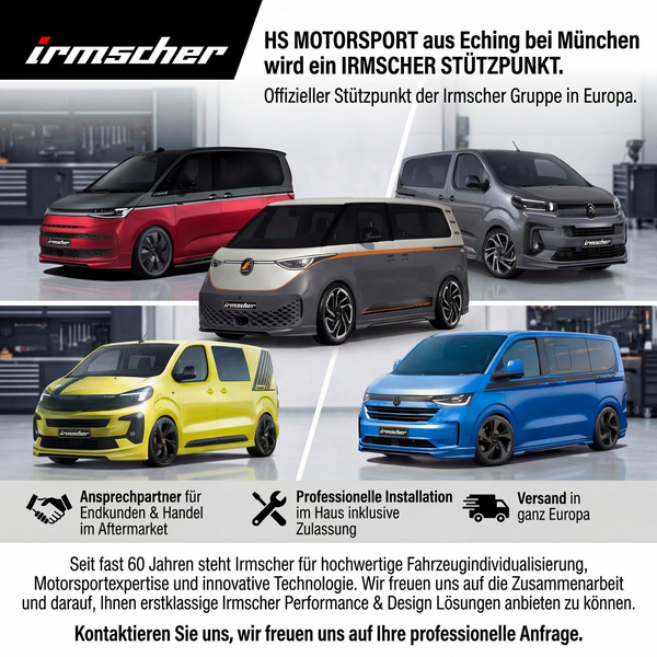 HS Motorsport aus Eching bei München wird Irmscher Stützpunkt