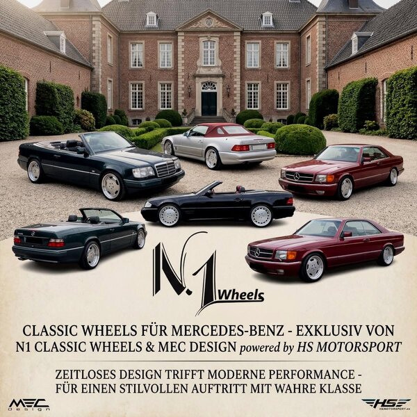 Classic Wheels für Mercedes Benz Fahrzeuge